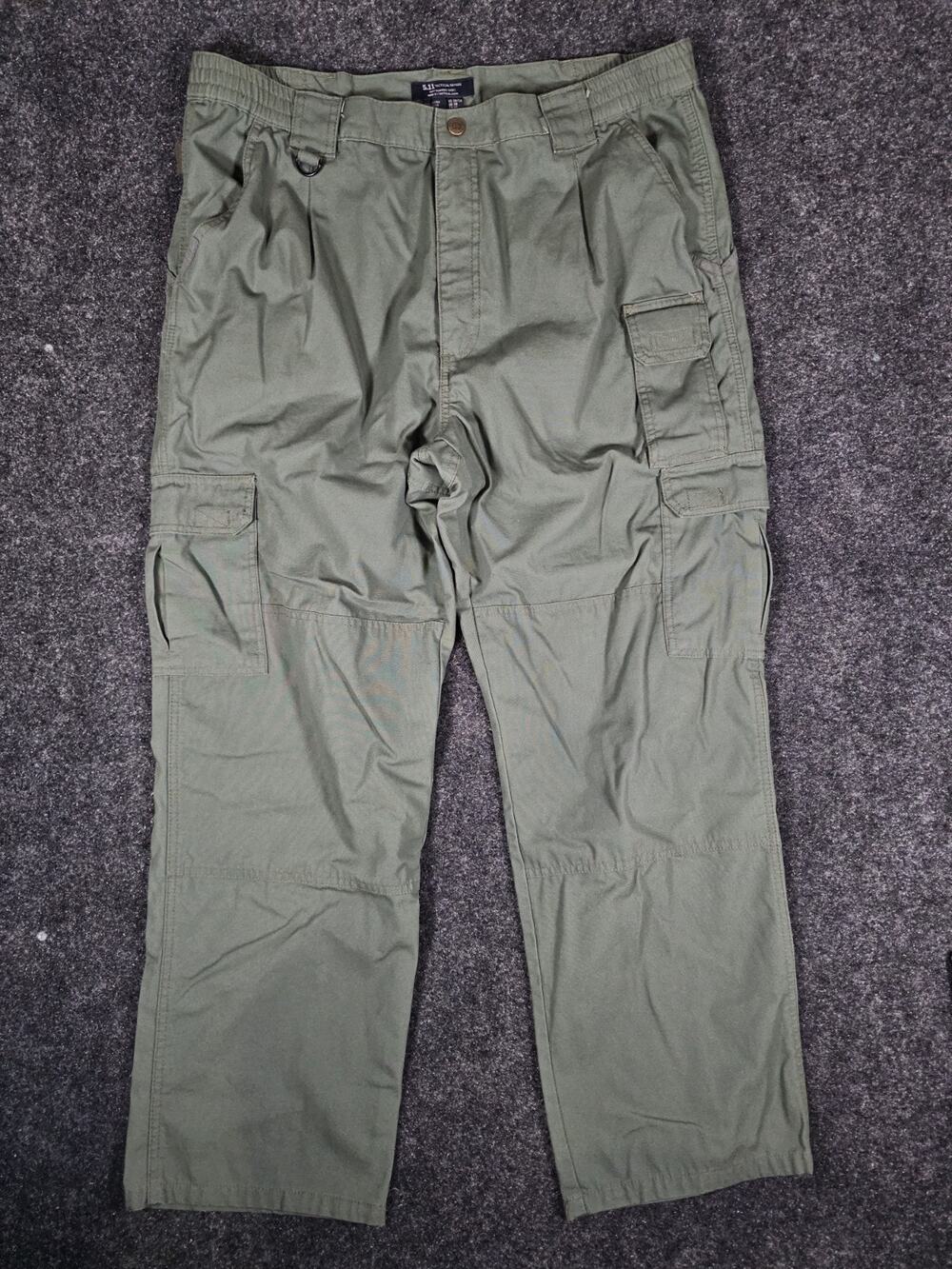 5.11 Tactical Series Men Pants 38X30 Olive Green Cargo Taclite Pro Ripstop 74251